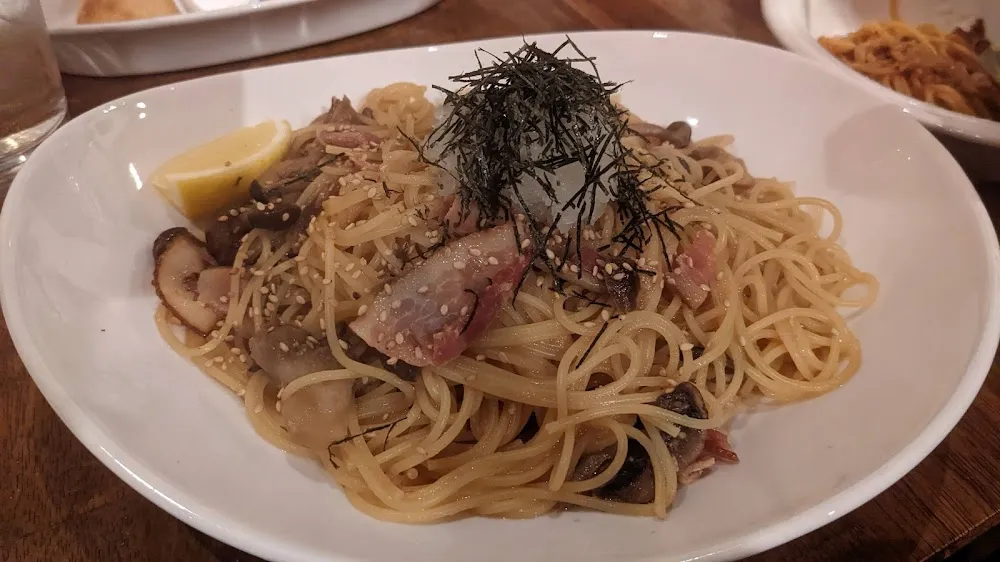 Bacon and Mushrooms Japanese Style Sauce